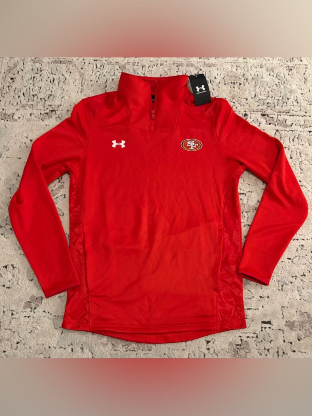 Under Armour Authentic San Francisco 49ers Red Jacket NFL Football Men’s Sz: S